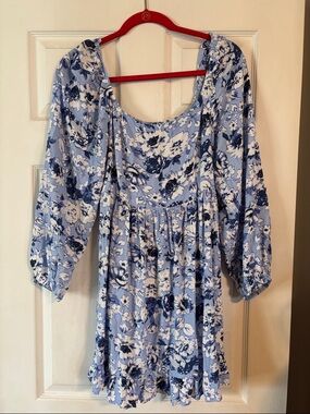 Copper key flower dress hippie BoHo festival size medium